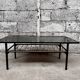 Table noir basse Formica noir vintage design