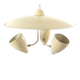 Vintage pendant lamp from the 1950s by H. Busquet for Hala Zeist.