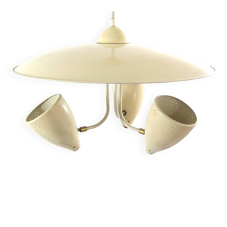 Vintage 1950s pendant lamp by H. Busquet for Hala Zeist