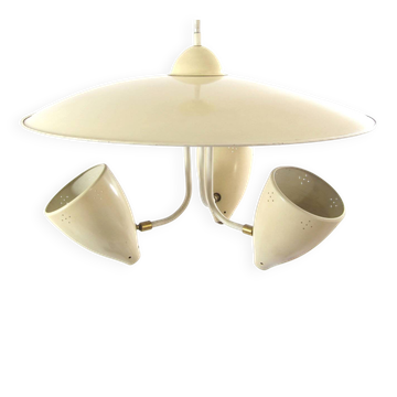 Lampe suspendue vintage des années 1950 par H. Busquet pour Hala Zeist
