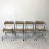 Set of 4 folding chairs Souvignet