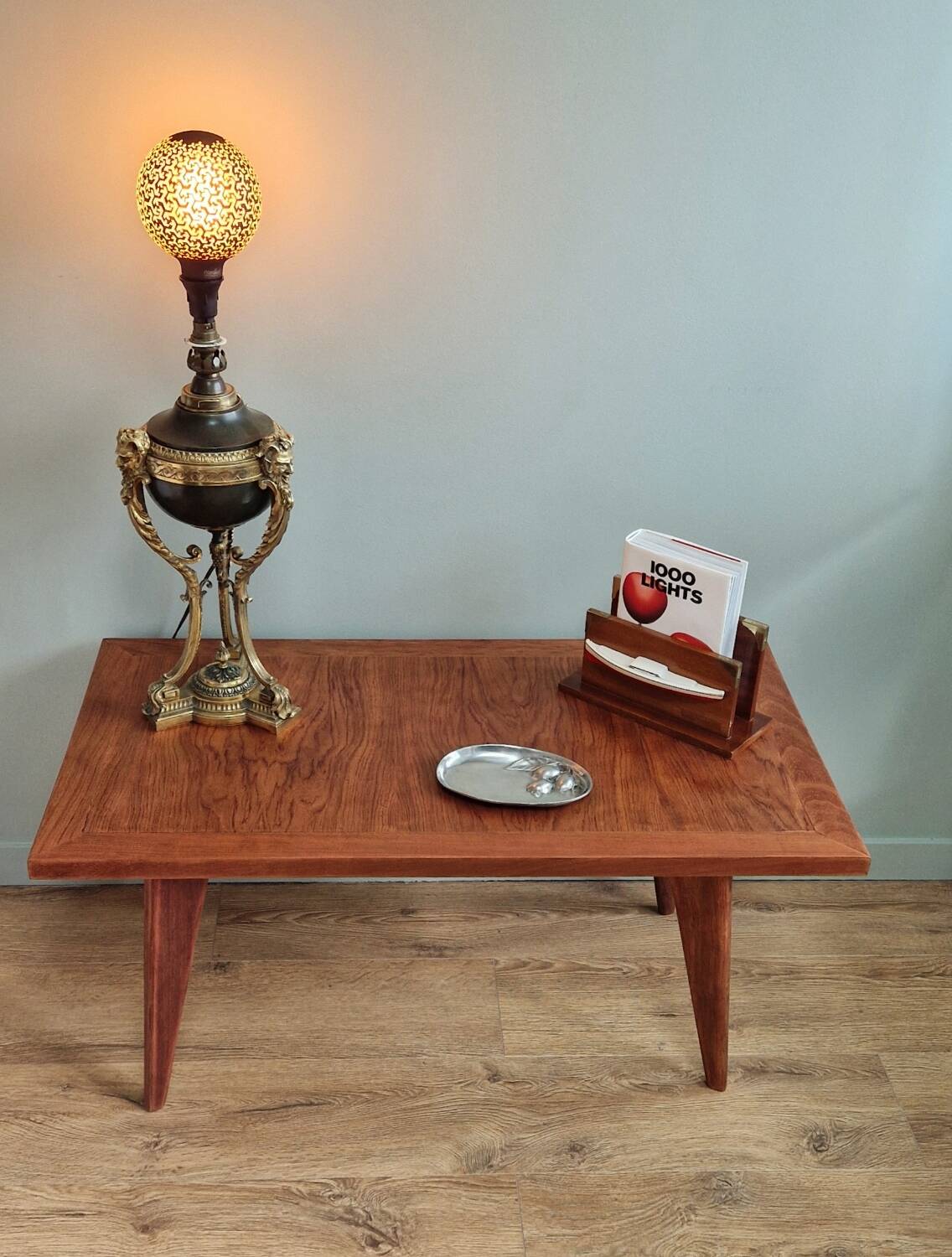 Scandinavian style coffee table from the 50s in rosewood