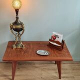 Table basse style scandinave années 50 palissandre