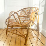 Rattan armchair