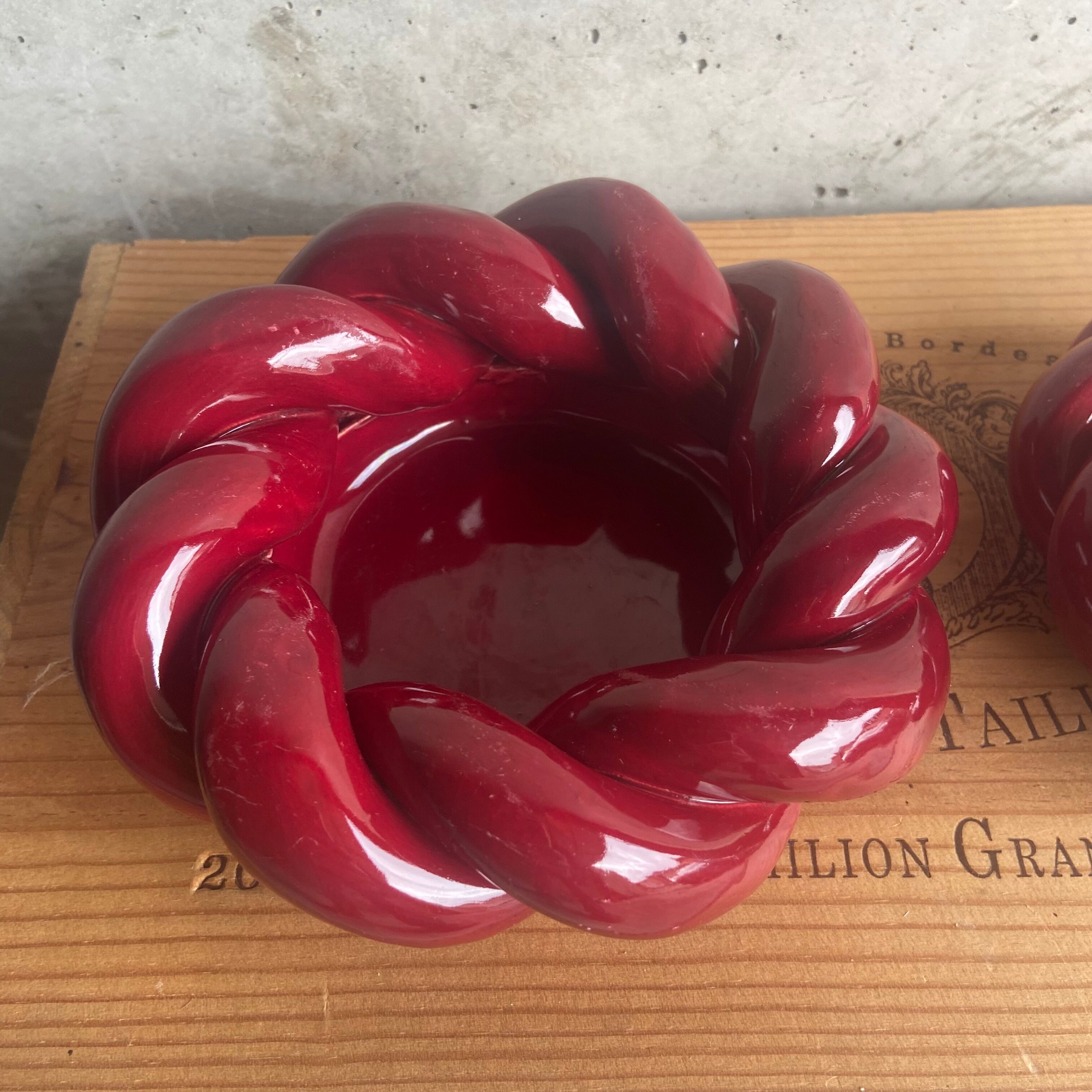 Bougeoirs en céramique