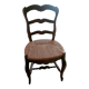 Rustic straw chair