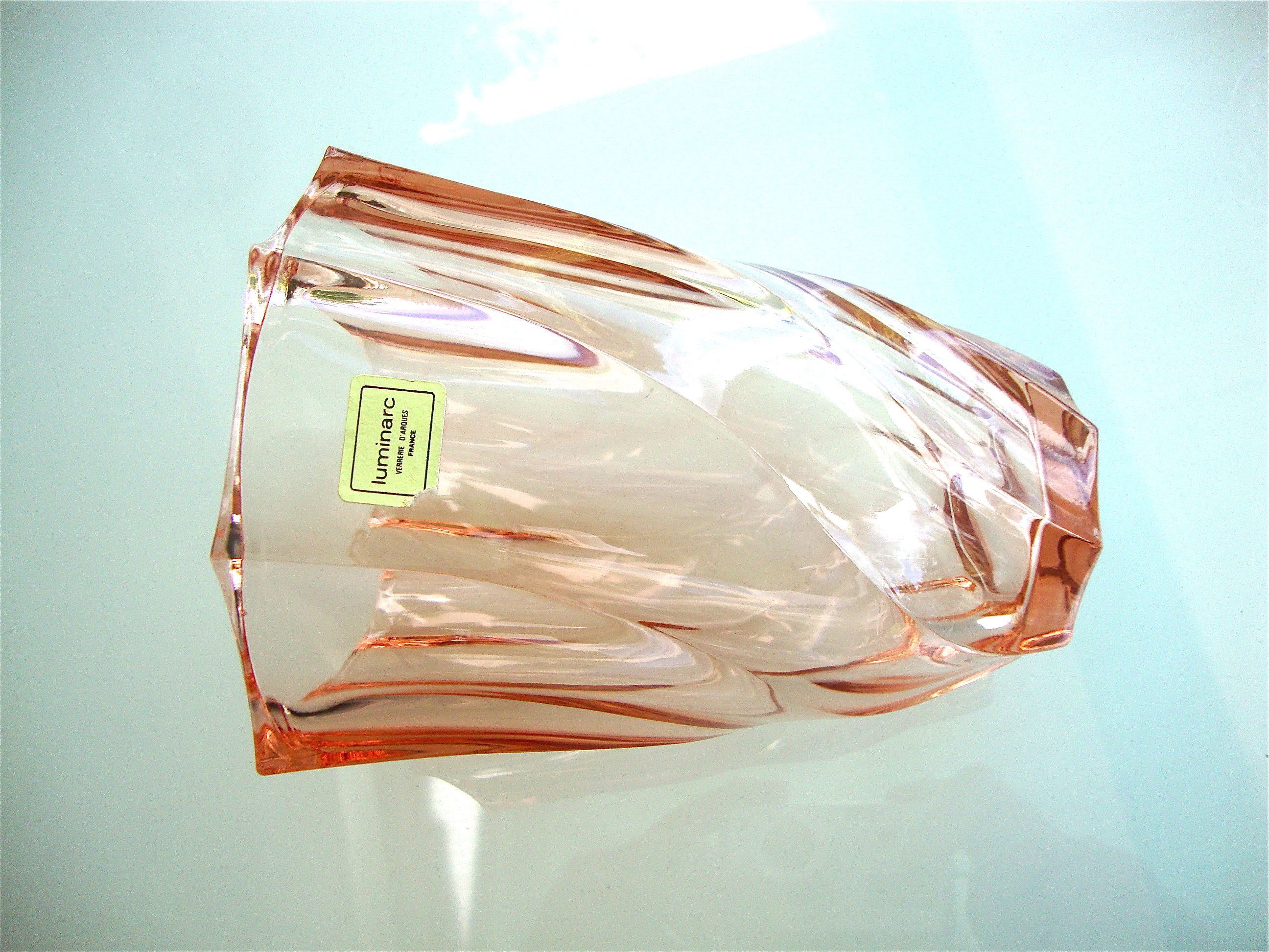 Arques Luminarc glasswork vase