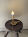 Small classic antique gold table lamp, H17 D12