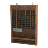 Factory scoreboard, industrial furniture