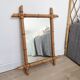 Vintage bamboo mirror