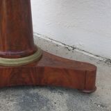 Monopod empire pedestal table