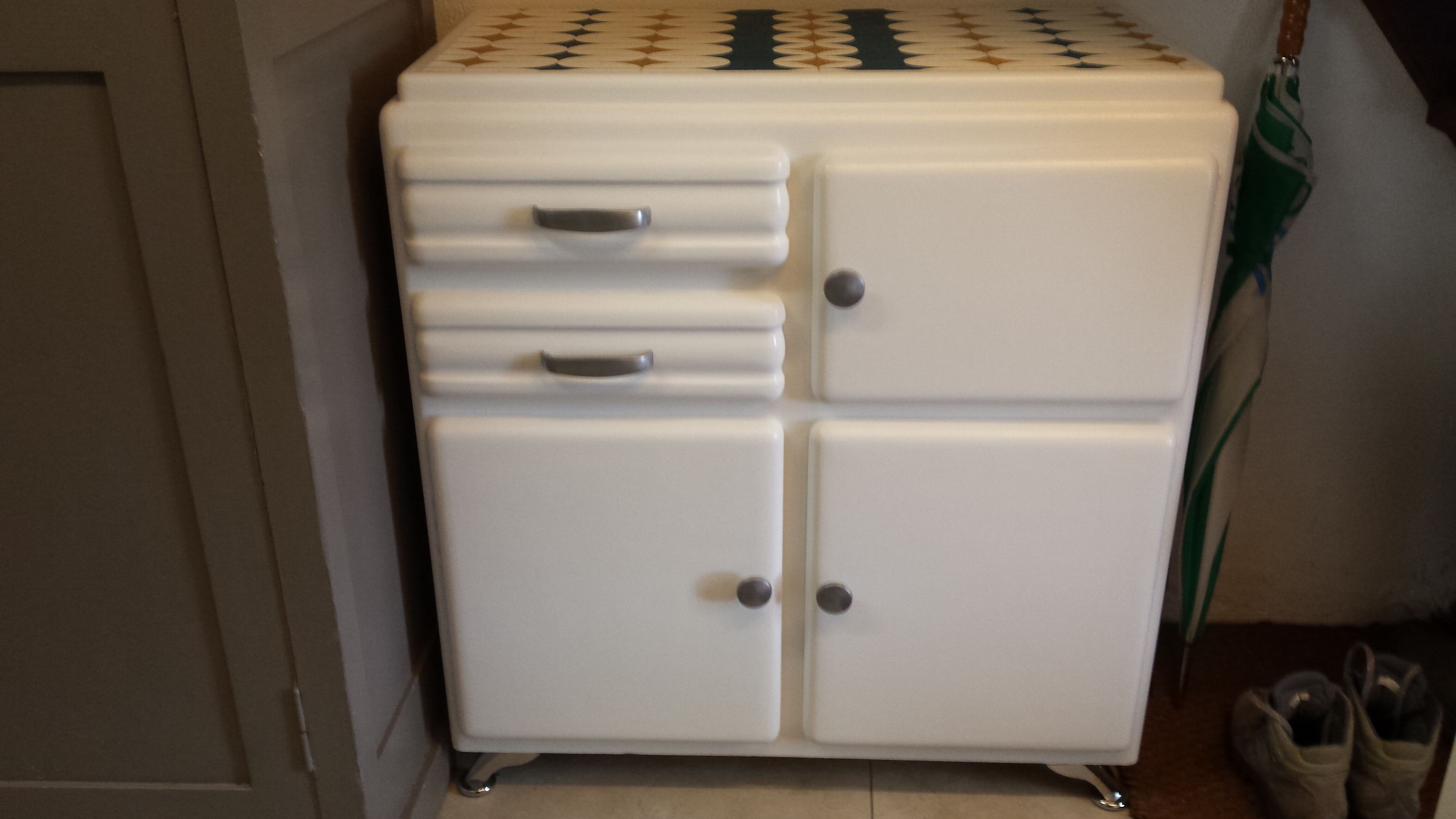 white Mado low buffet