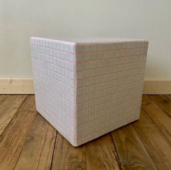 Cube en céramique italienne