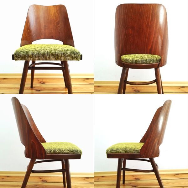 Set of four chairs O. Haerdtl, Ton, Holesov, Czechoslovakia, 1960s.