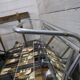 Aluminium coat rack from the 1950s.