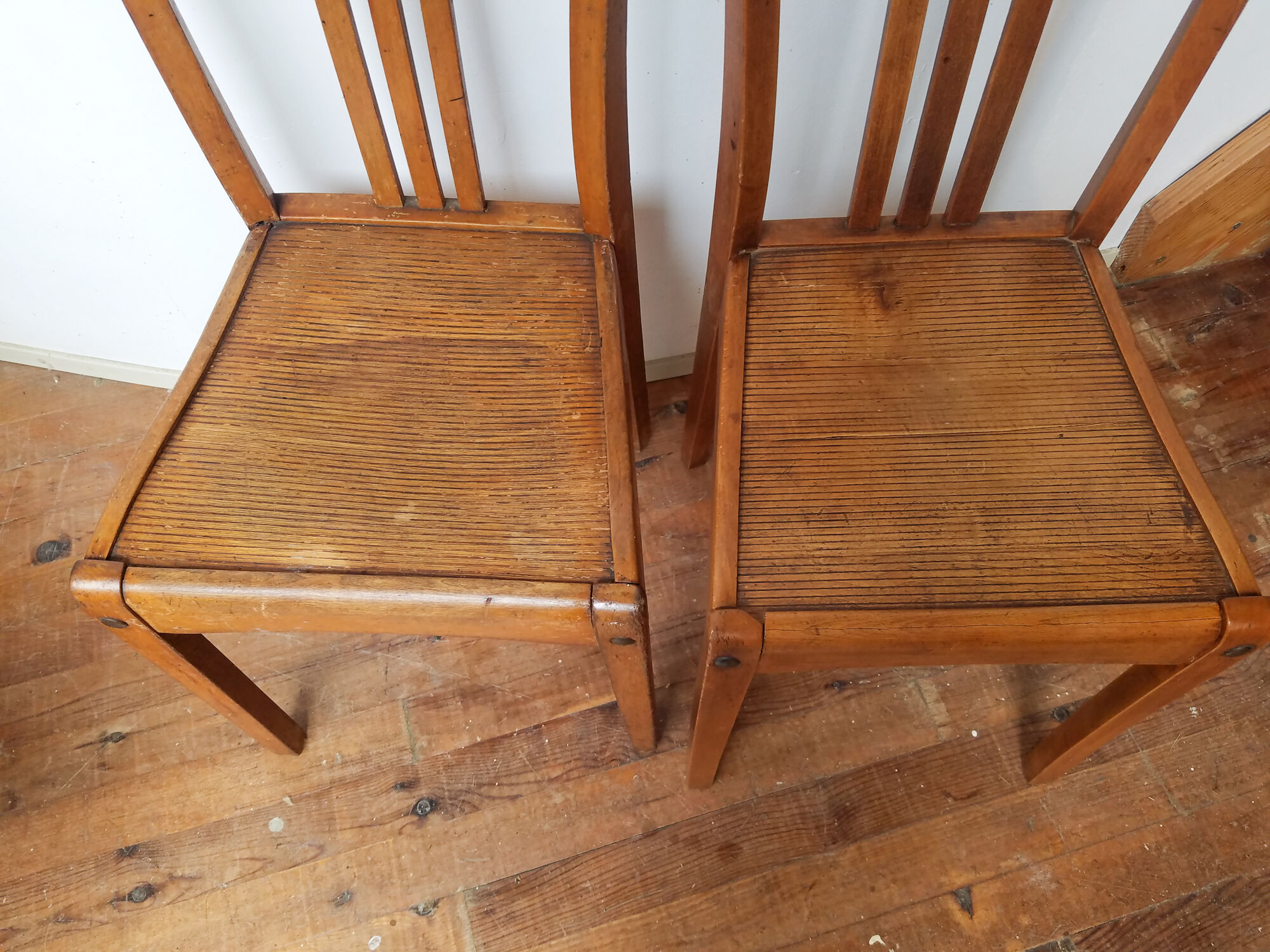 4 Stella bistro chairs, 40s