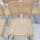 Ensemble de 5 chaises Cesca vintage par Marcel Breuer