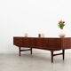 Teak lowboard, Danish design, 1960s, manufactured by Westergaards
