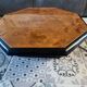 Table basse en loupe d’orme vintage 70s