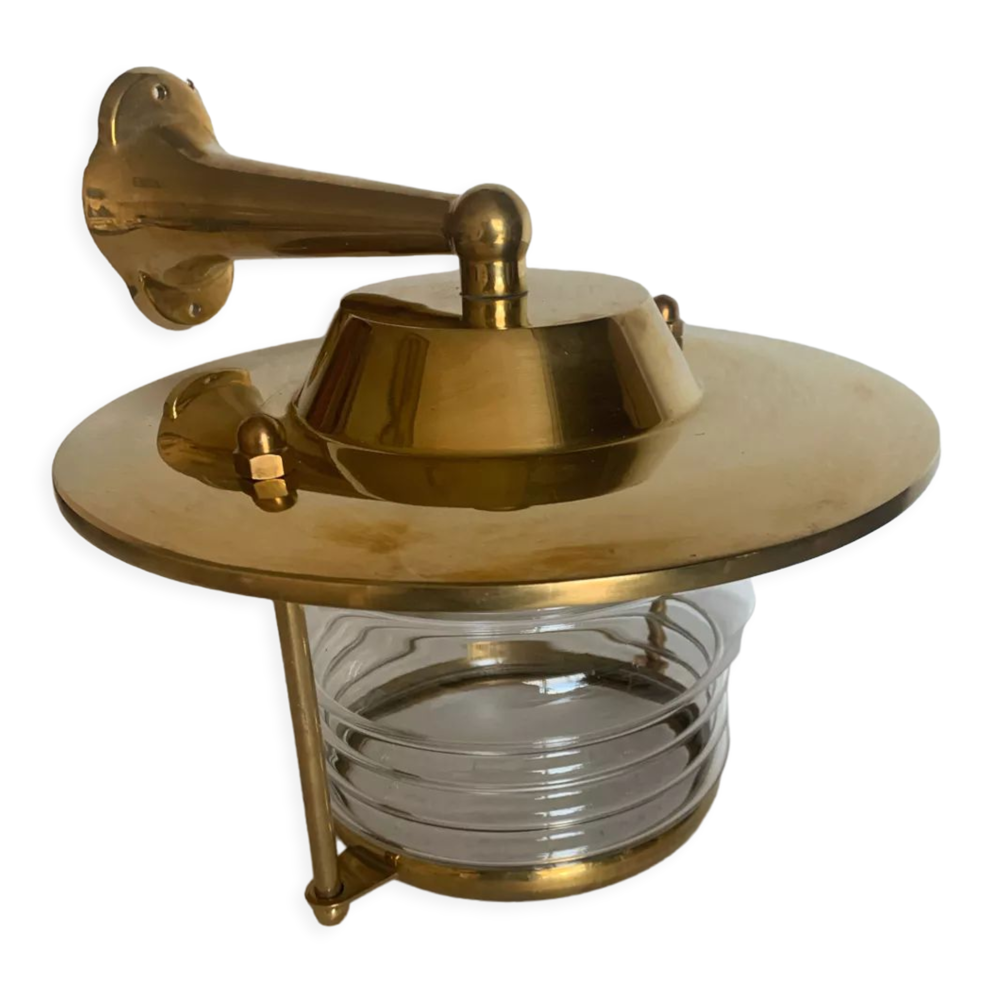 Outdoor marine wall lamp