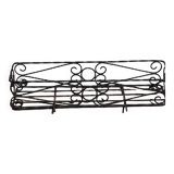 Antique wrought iron planter