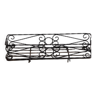 Antique wrought iron planter