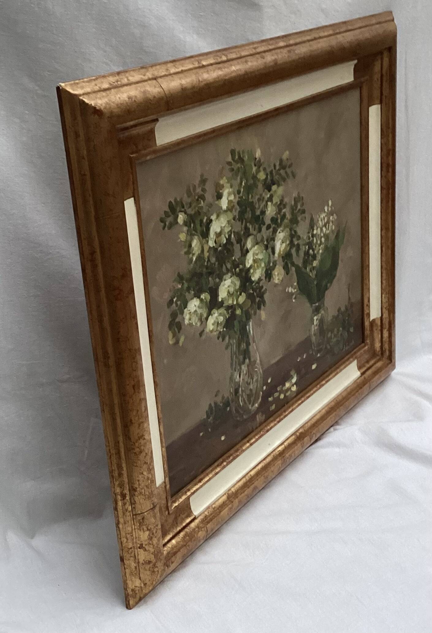 Painting signed Oil on canvas dimension: height -58 cm- width -66.5cm-