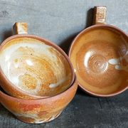 Three vintage marais sandstone bowls
