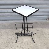 Porte-revue en fer et faïence, 1970