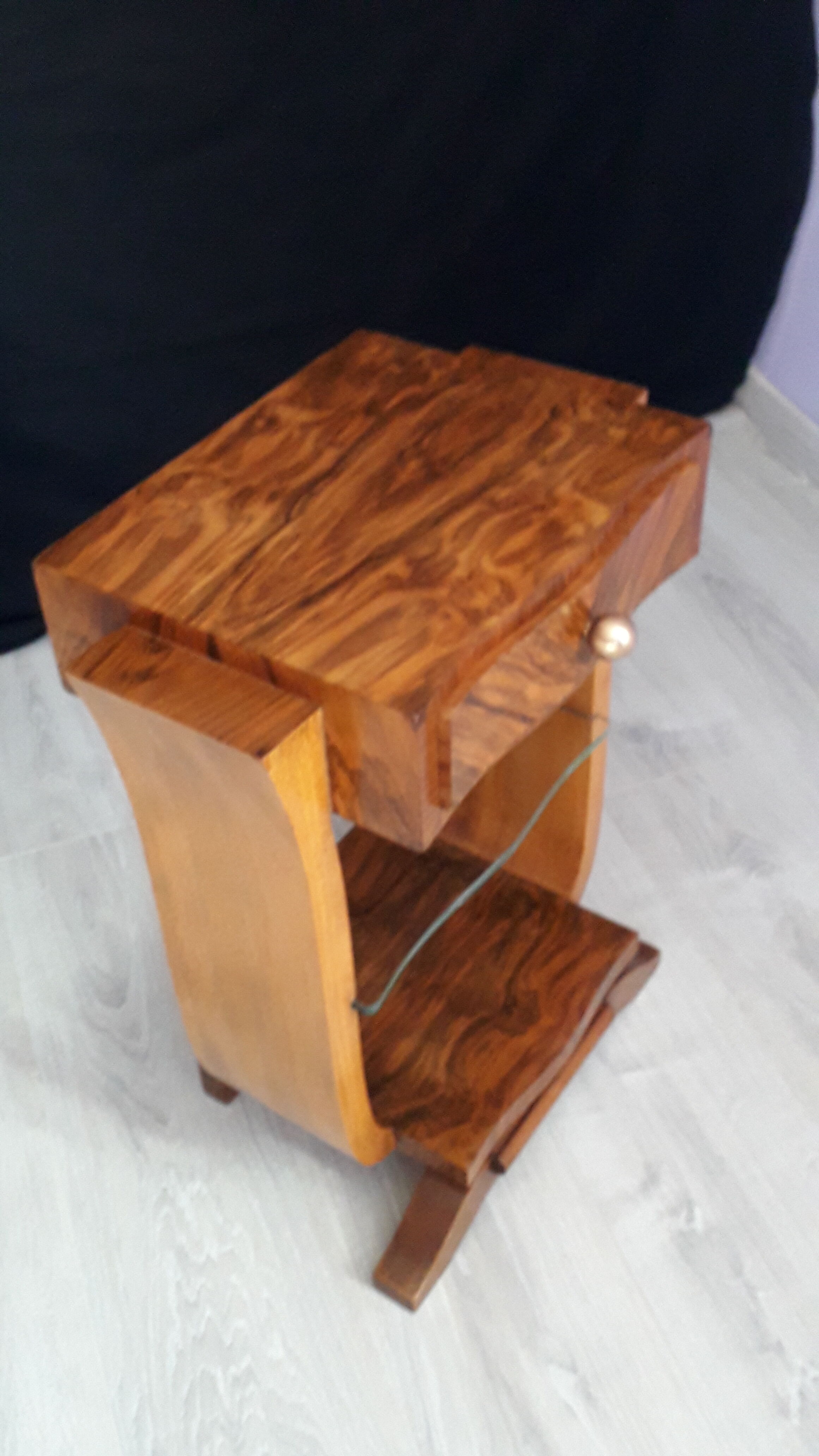 Art Deco bedside pair