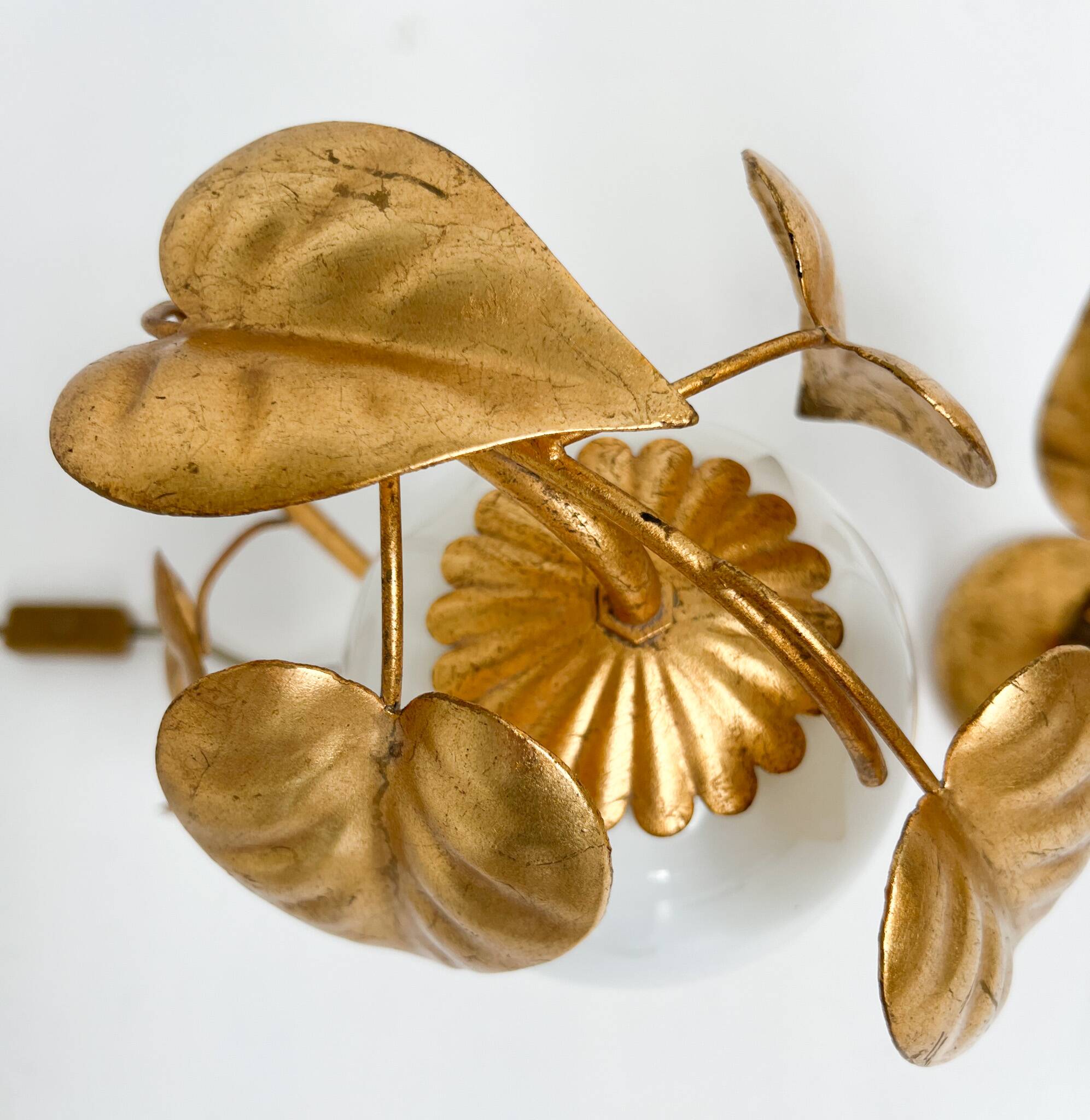 Ensemble de 2 lampes de table florentines d'Italie, années 1960