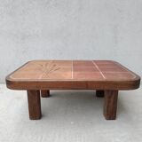 Ceramic coffee table Vallauris Barrois