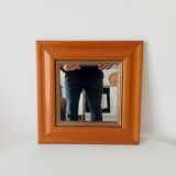 Vintage beech mirror