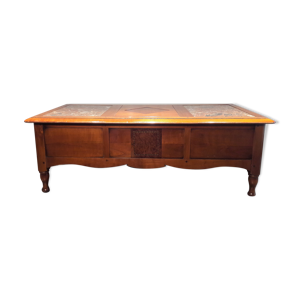 table de salon merisier