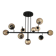 Contemporary Smoked-Fumè "Ballotton" Spheres Attributed to Murano Glass Spu