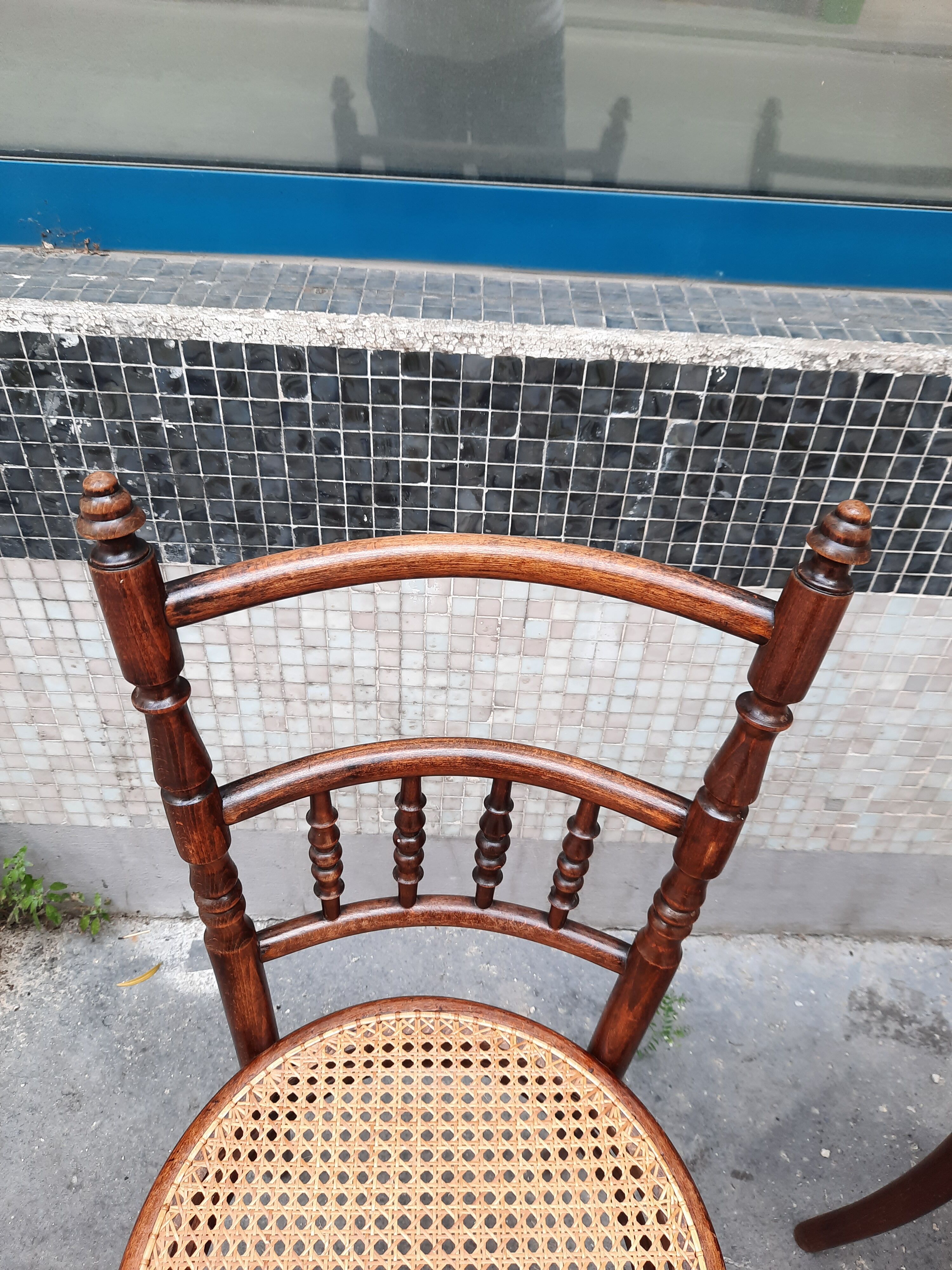 Paire de chaises bistrot Joseph Hoffman