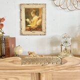 Console vitrée art déco