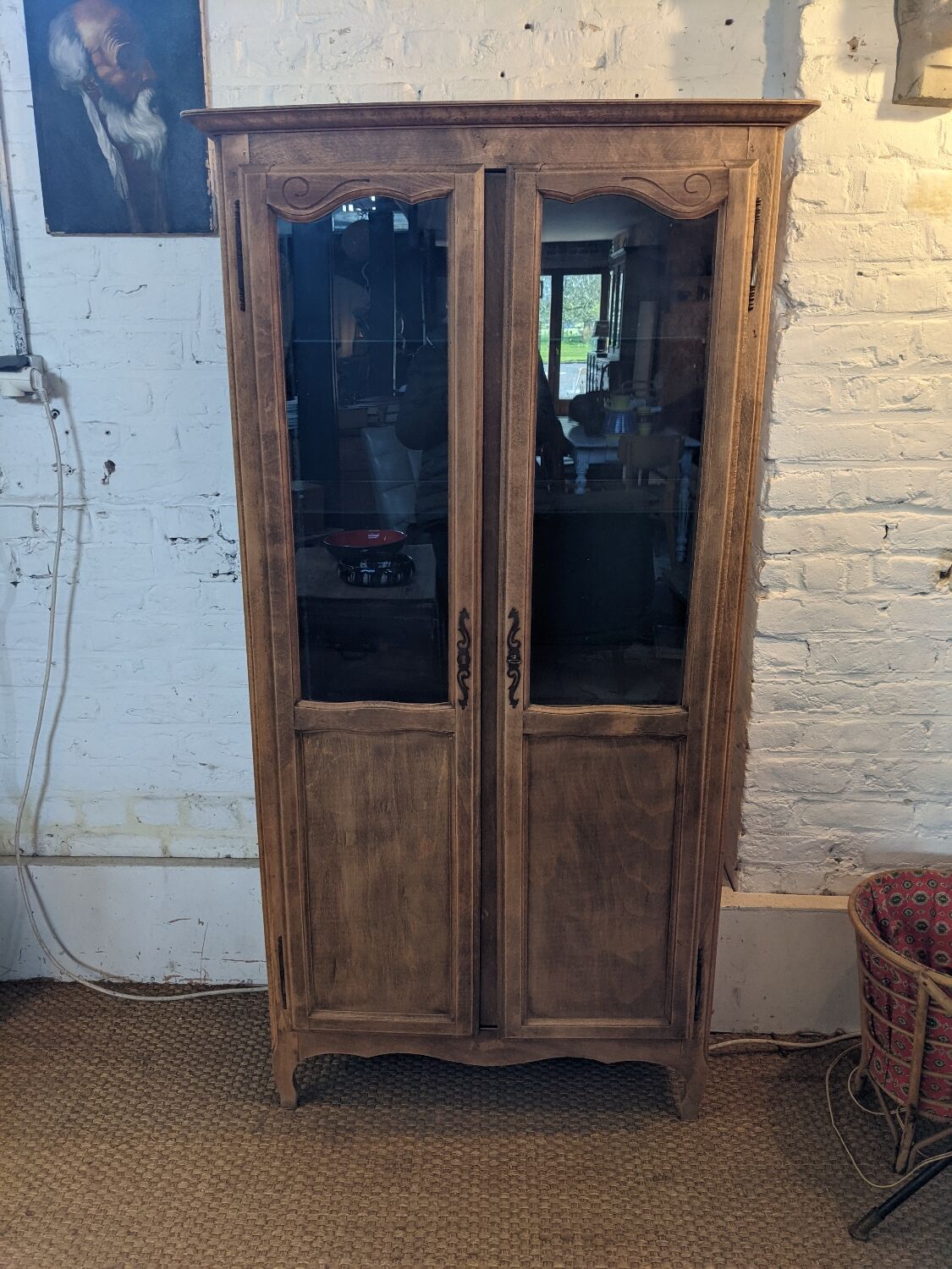 Vitrine en bois