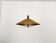 Large Sisal and Teak Pendant Lamp by Temde