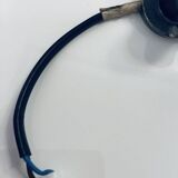 Articulated wall light in patinated nickel Chehoma 1987