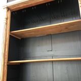 Late 19th/early 20th century solid pine dresser & wine cellar