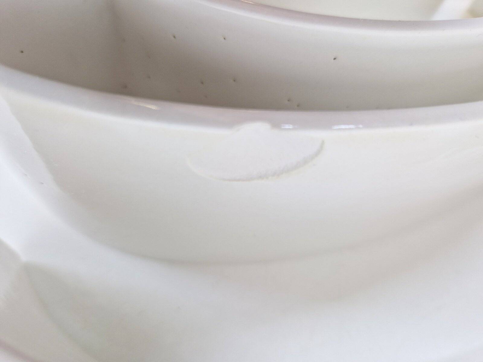 Tremiti Tondo Bowls in Ceramic by Angelo Mangiarotti for Danese Milano, 1964, Set of 3