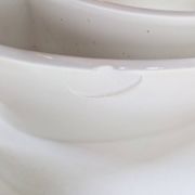 Tremiti Tondo Bowls in Ceramic by Angelo Mangiarotti for Danese Milano, 1964, Set of 3