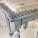 Tabouret bois et toile à matelas