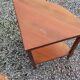 Coffee table nesting tables in cherry wood in classic style from the 60s/70s