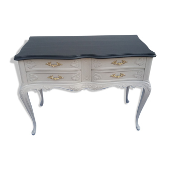 Commode sauteuse style l xv