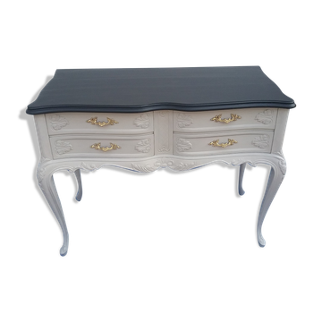 Commode sauteuse style l xv