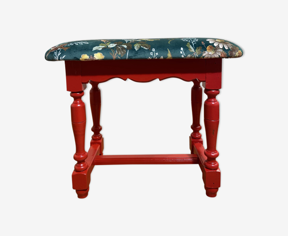 Tabouret velours clarke & clarke