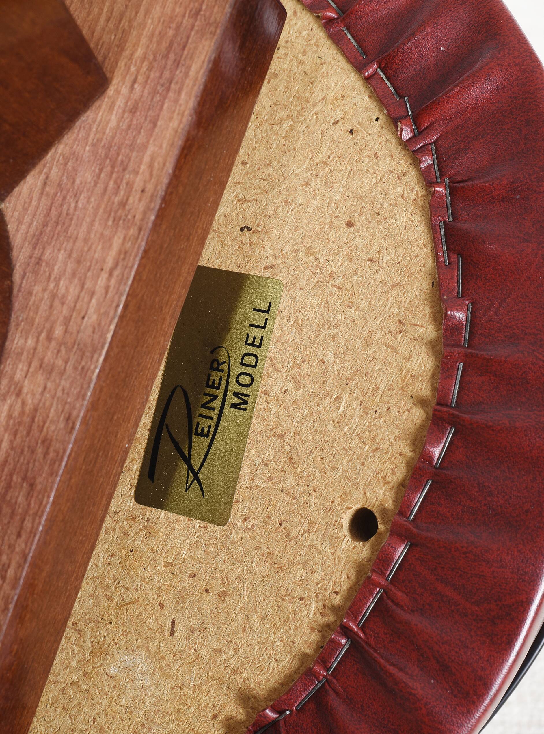 Reiner Modell adjustable piano stool, Germany 1950s