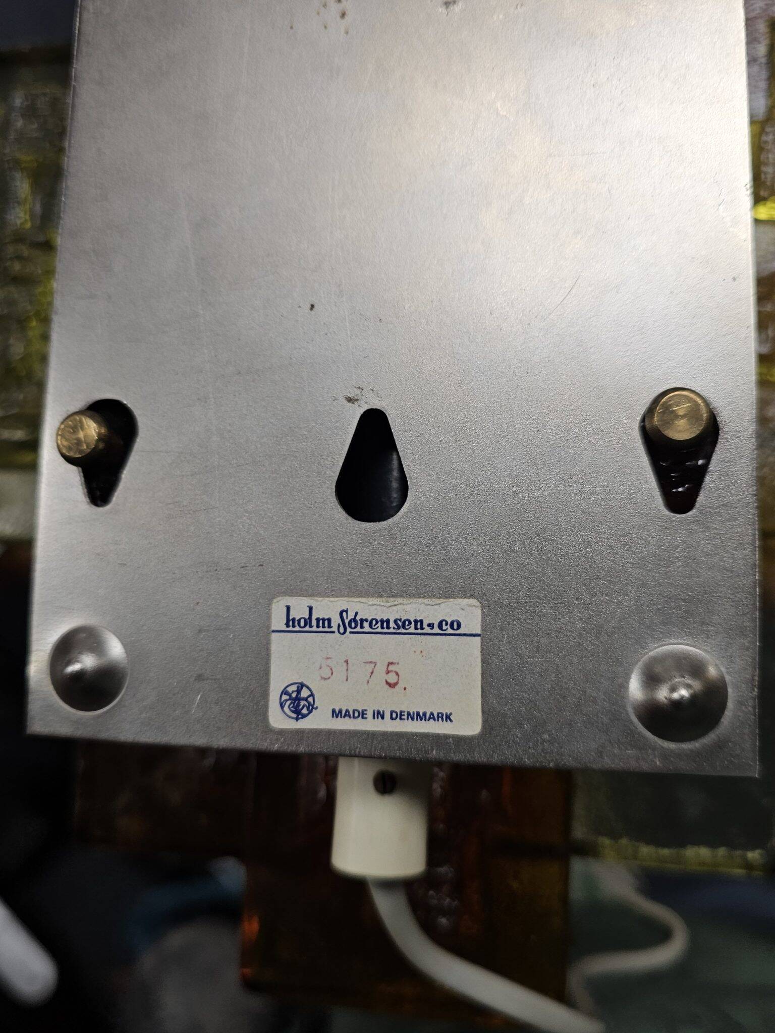 Set of wall lamps glass amber Holm Sorensen Denmark